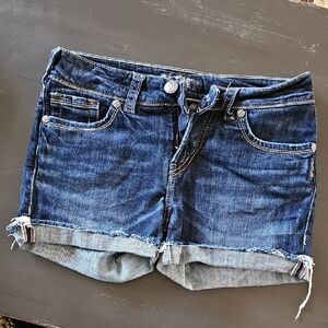 Silver Jeans Classic Blue Denim Shorts